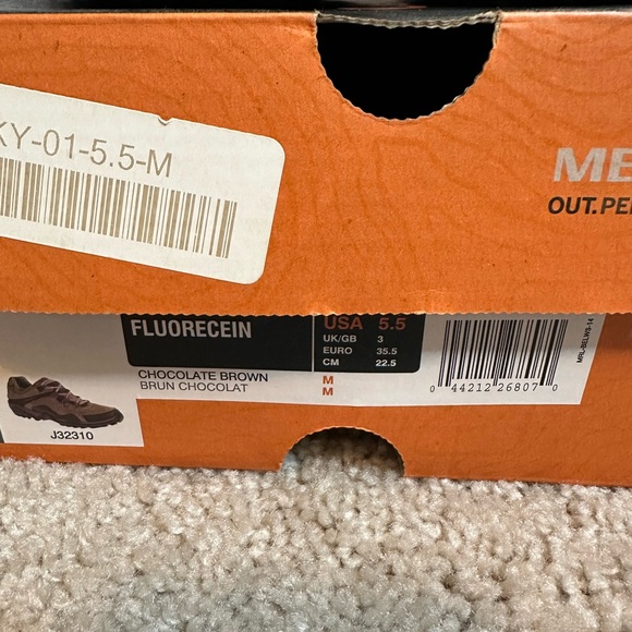 New in box Merrell Women's Tan and Purple Athletic Shoes, size 5.5 M - Picture 4 of 8